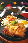 铁板鸡腿排