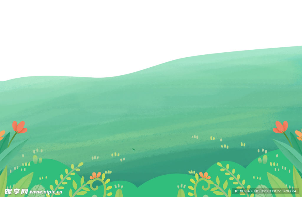 绿色背景