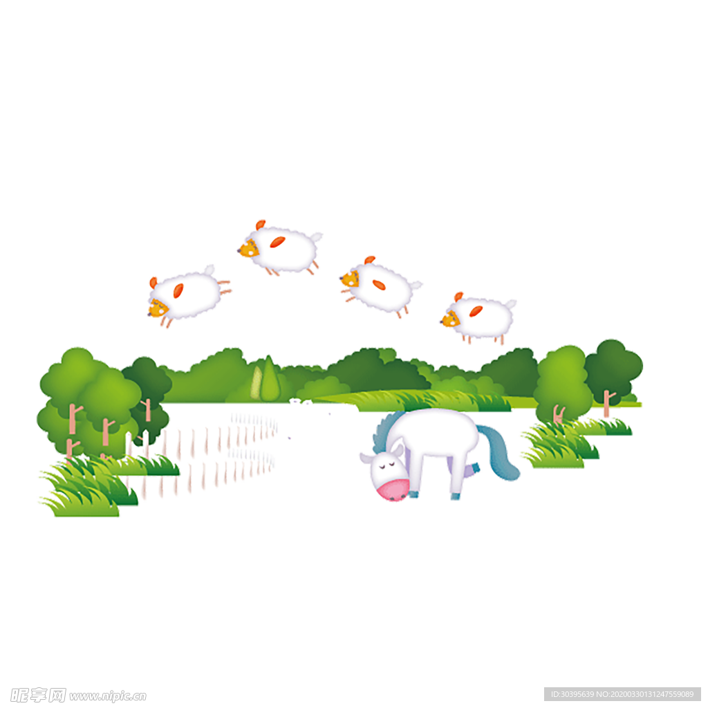 绿色背景