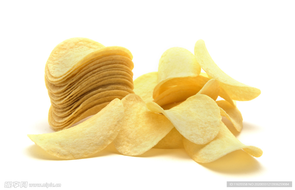 美味薯片特写素材图片