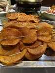 烤土豆片图片