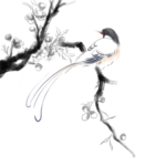 中国古风传统花鸟图案