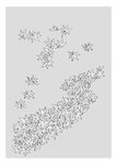 线描花