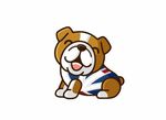 卡通斗牛犬