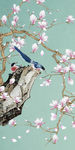 中式花鸟玄关装饰画