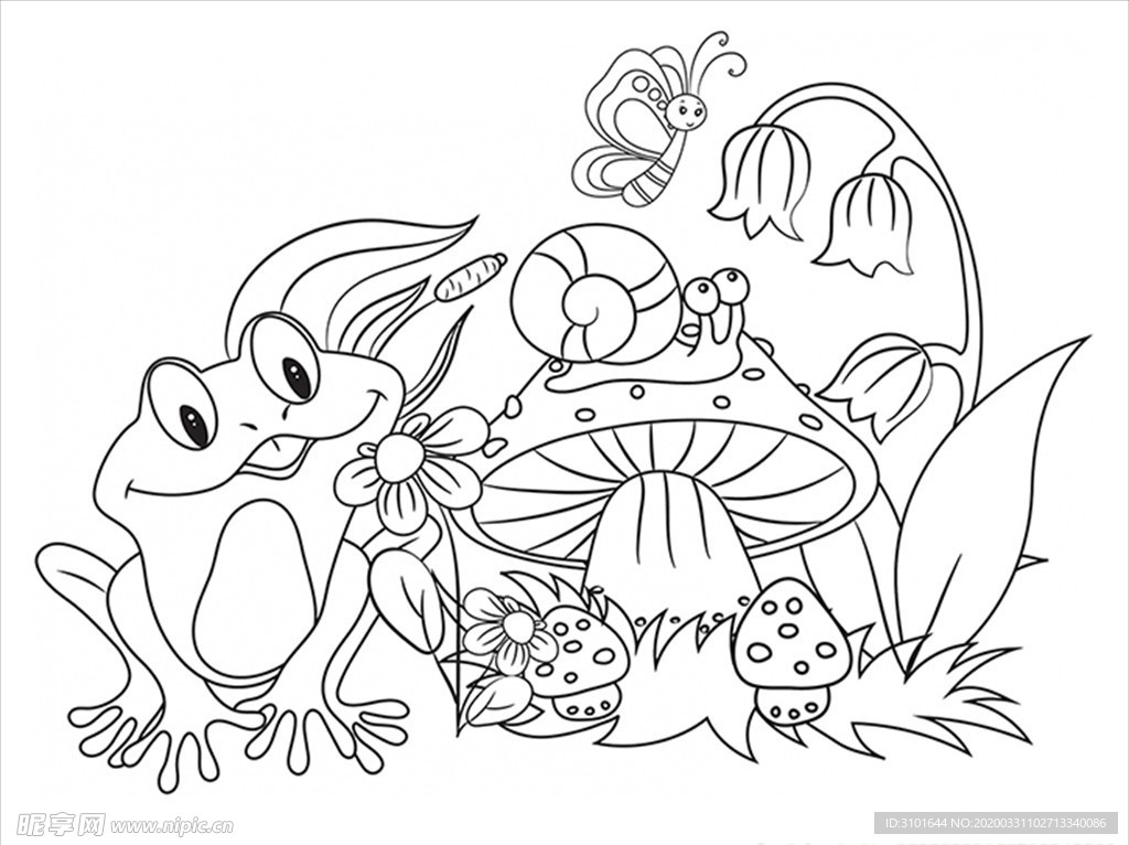 动物线描画