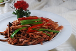 茶树菇炒牛柳