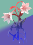 百合花装饰画