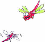 卡通小蜻蜓
