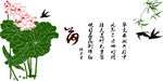 荷花燕子