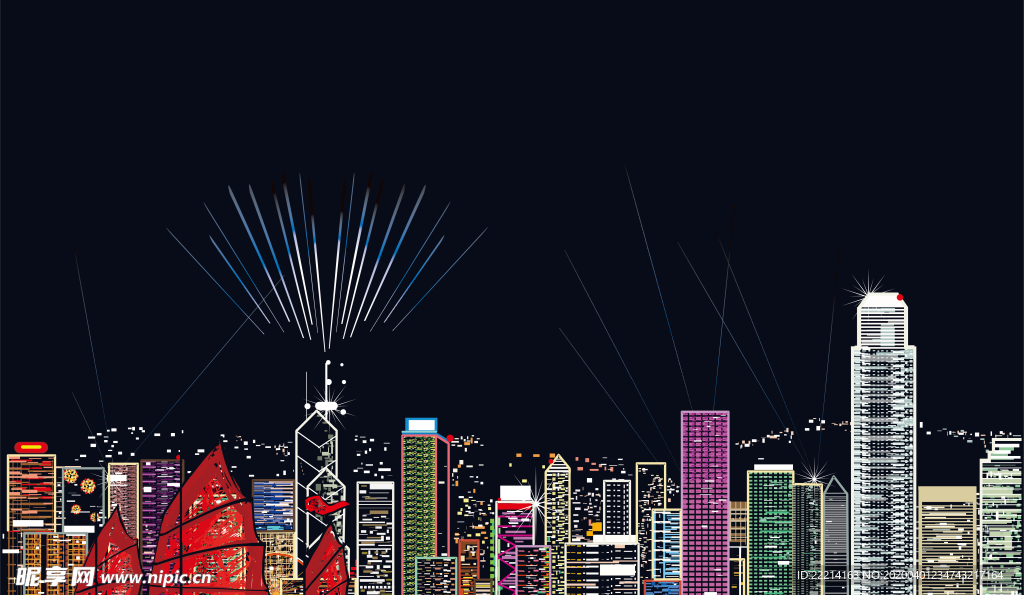 城市夜空