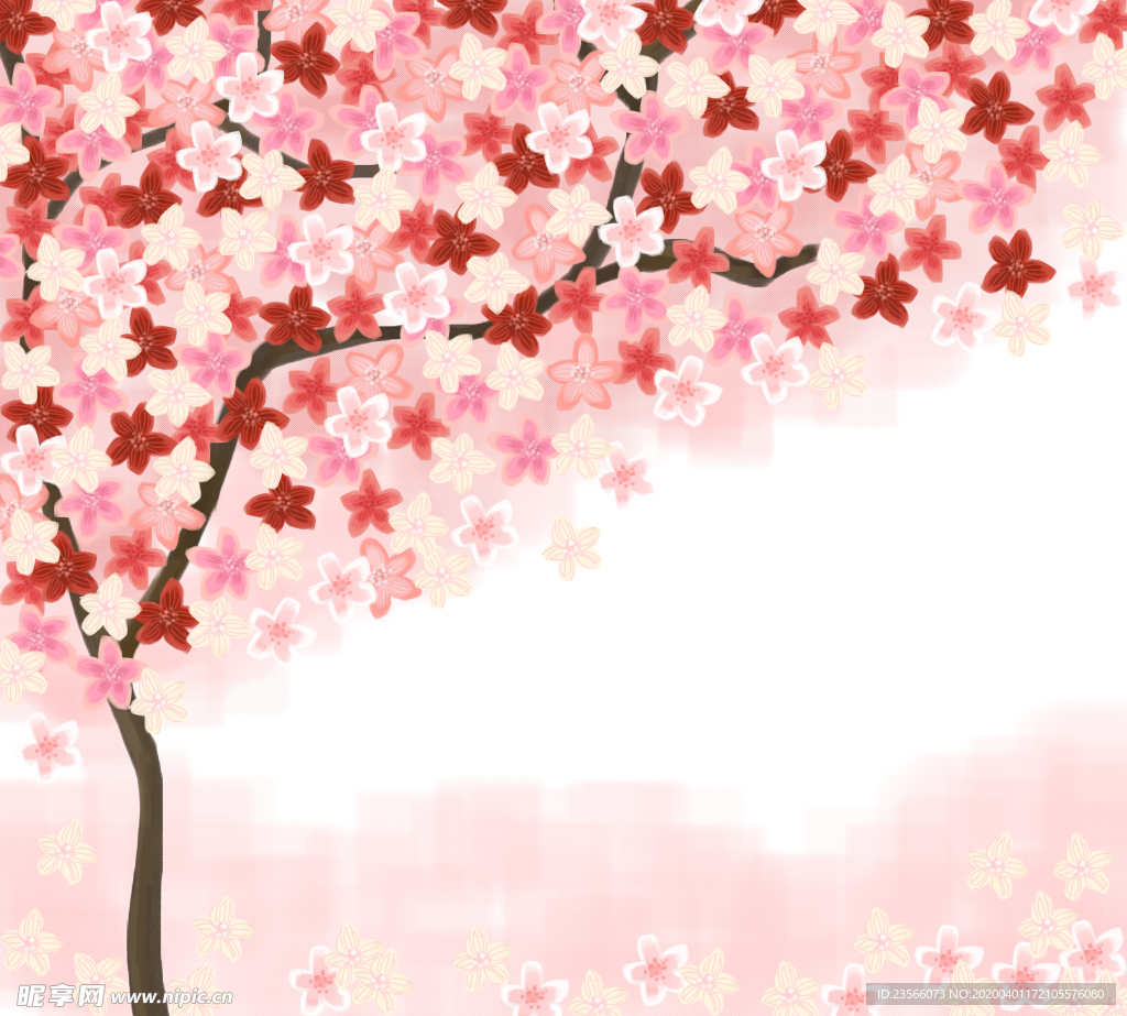 樱花创意装饰图案