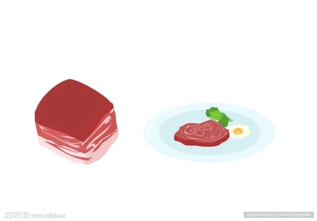 卡通食物