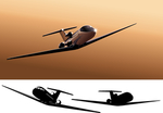 卡通造型民航客机飞机图片