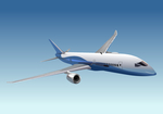 卡通造型民航客机飞机图片