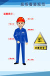 工人安全穿戴