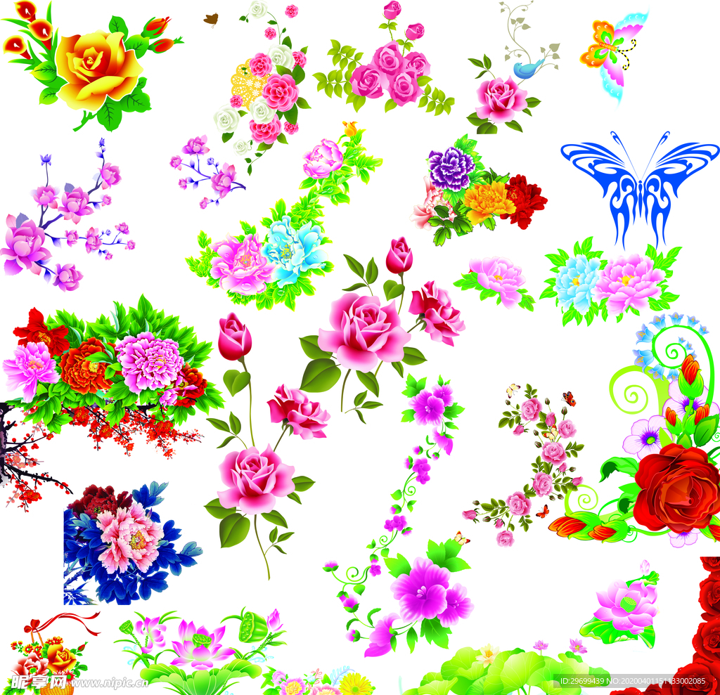花朵元素