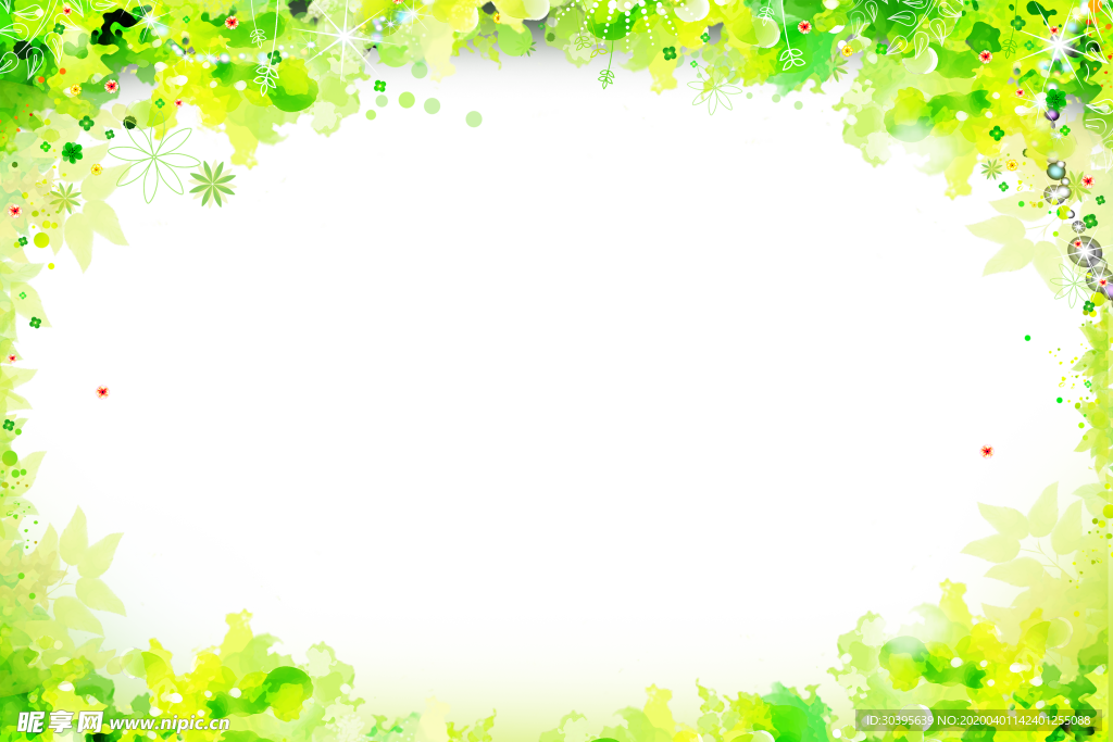 绿色背景