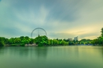 沿湖风景