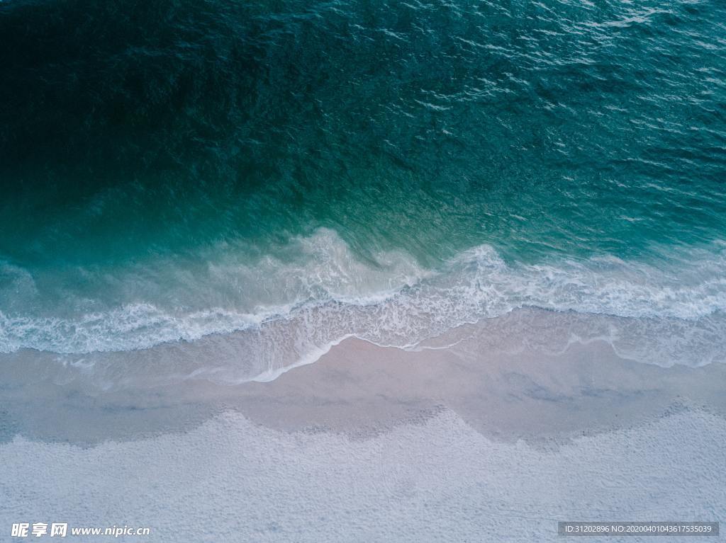 海浪海边大海沙滩