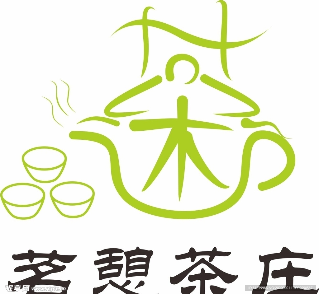 茶庄logo