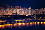 香港 繁华 夜景 维多利亚港
