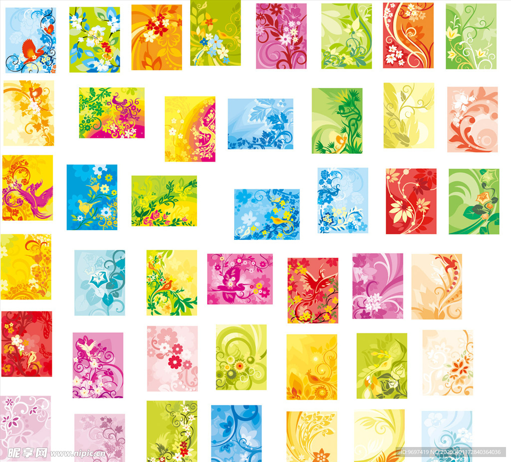 手绘花边花纹
