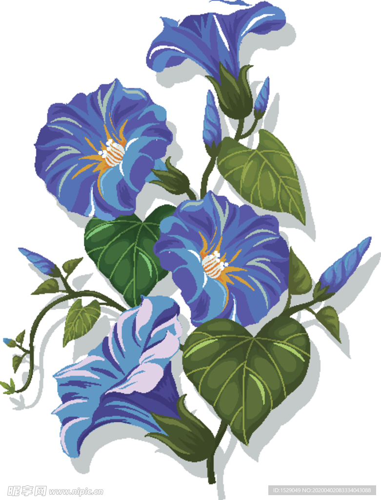 手绘花卉
