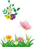 花丛蝴蝶飞