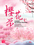 樱花节海报