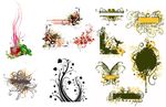 手绘花边花纹