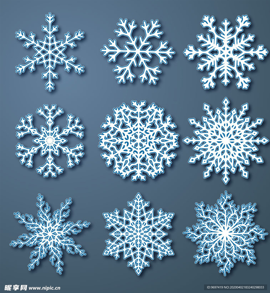 雪花图案