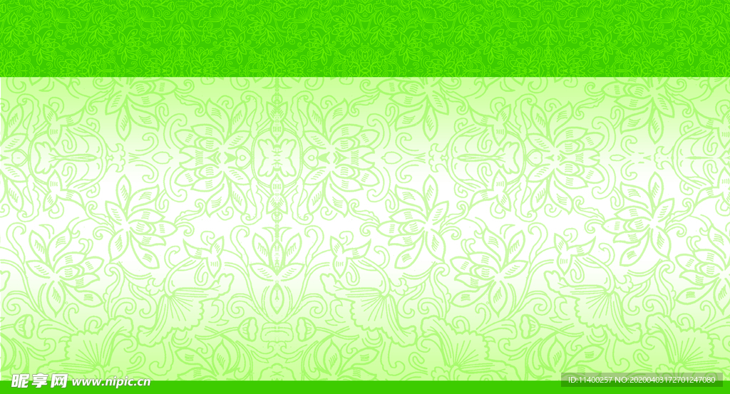 绿色花纹素材 设计花纹