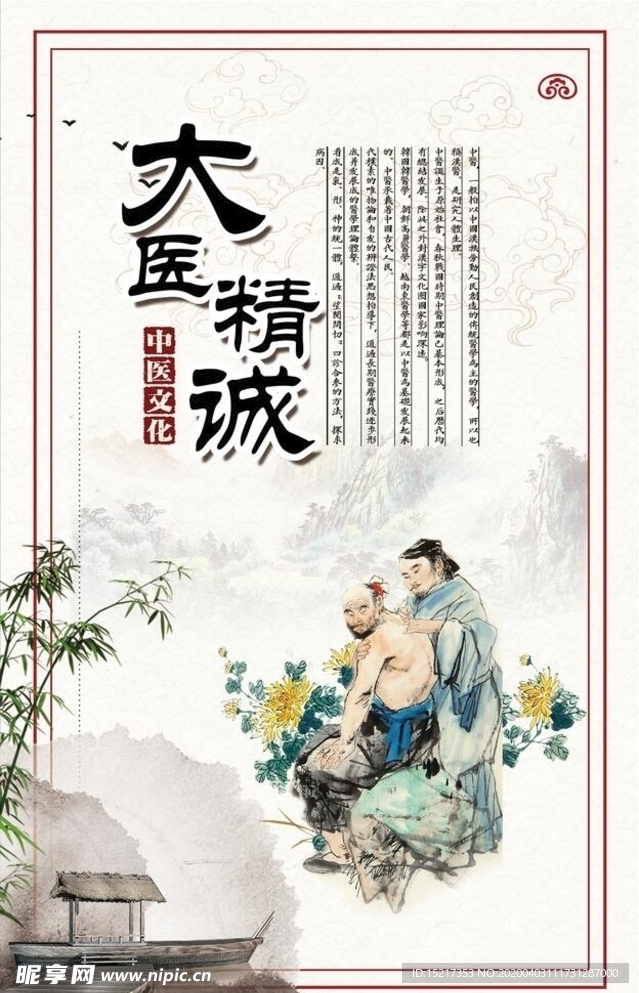 中医形象展板
