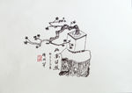 钢笔画钢笔素描画