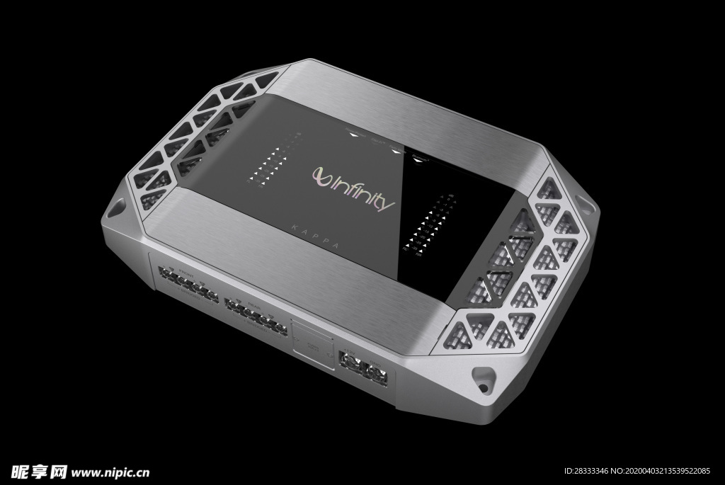 汽车加装音响扬声器低音喇叭抠图