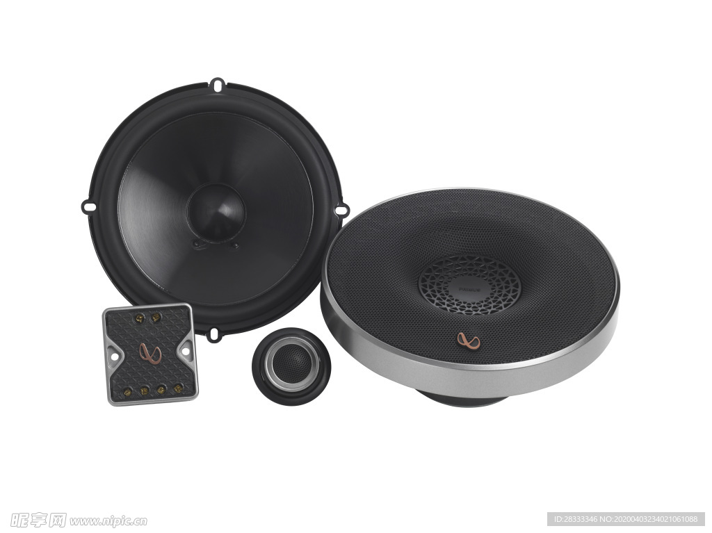 汽车加装音响扬声器低音喇叭一套