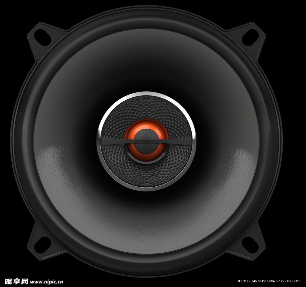 汽车加装音响扬声器低音喇叭
