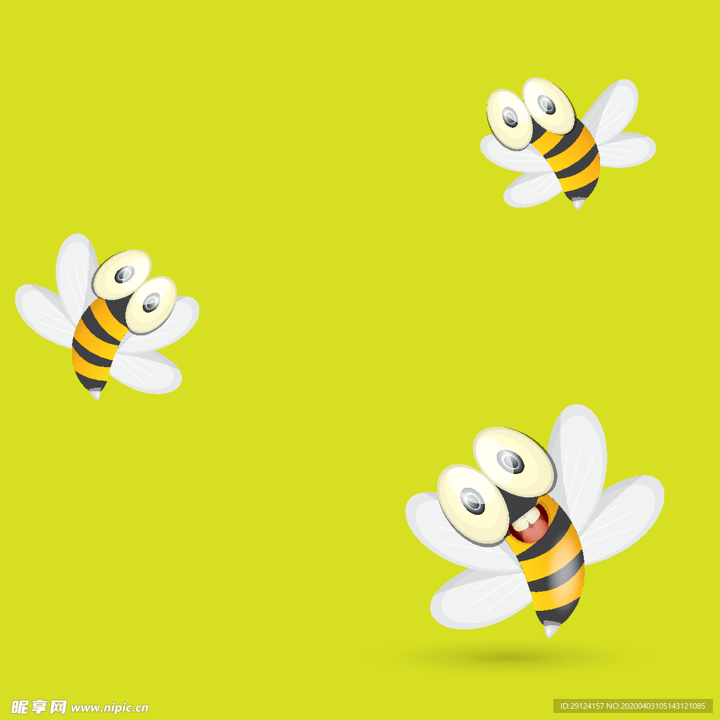 卡通蜜蜂