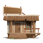 卡通房屋