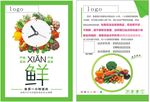 蔬菜配送传单
