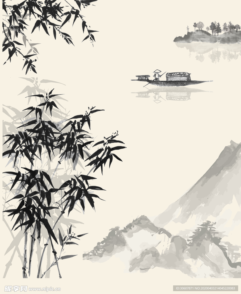 水墨画