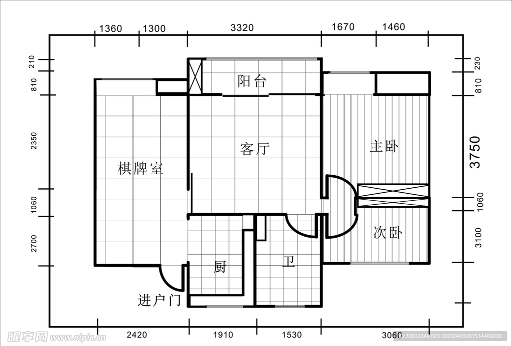 楼房平面效果图