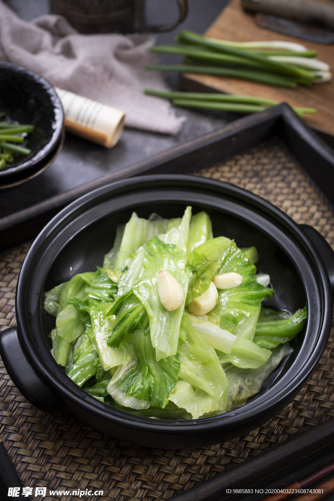 清炒生菜