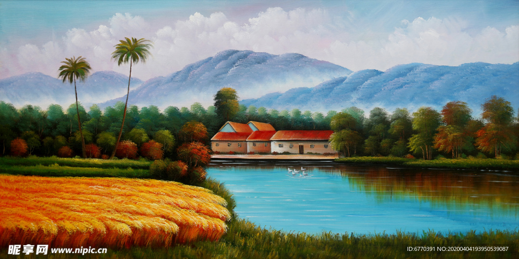 油画