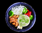 干烧鸡肉板烧饭