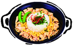 咖喱胡椒鸡肉饭