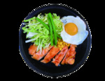 照烧煎蛋鸡排