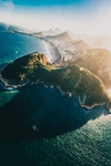 山海城市俯拍