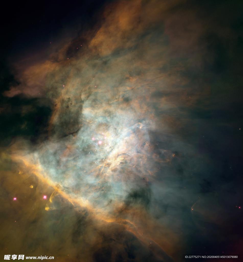 星云晕染背景